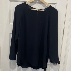 Lord and Taylor Black Blouse